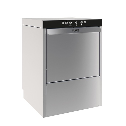Lavabicchieri  cesto 40×40 trifase 400 V Modello E-40  dimensioni 460 x 522 x 695 mm